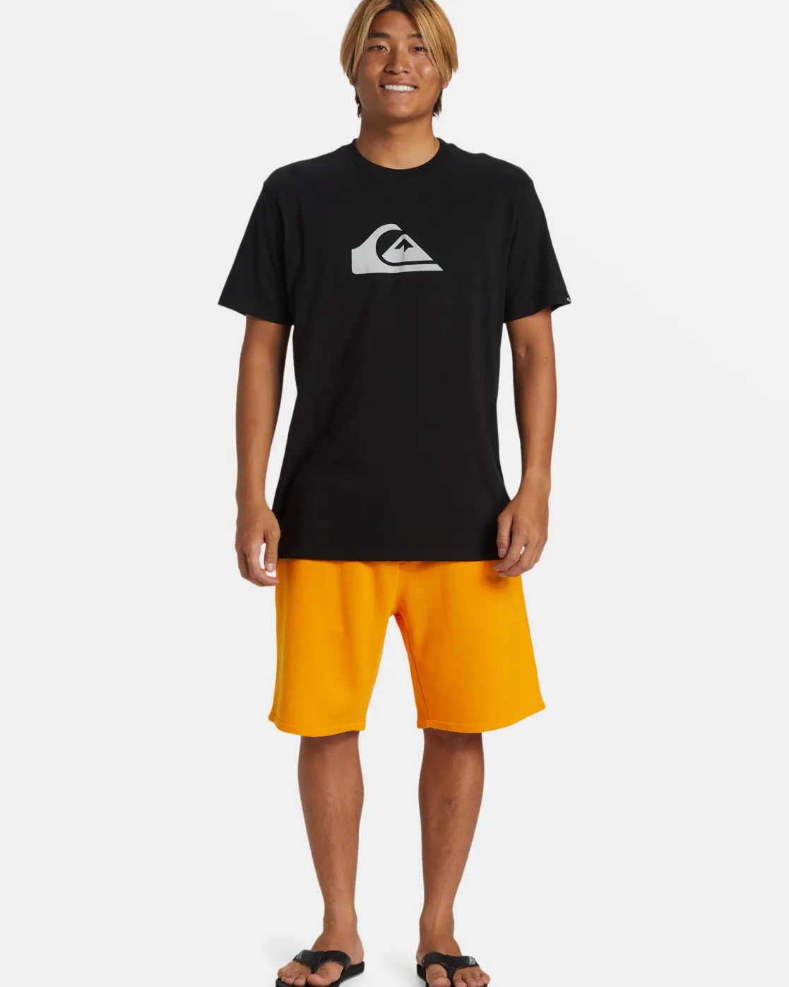 Quiksilver Tees>Comp Logo T-Shirt BLACK