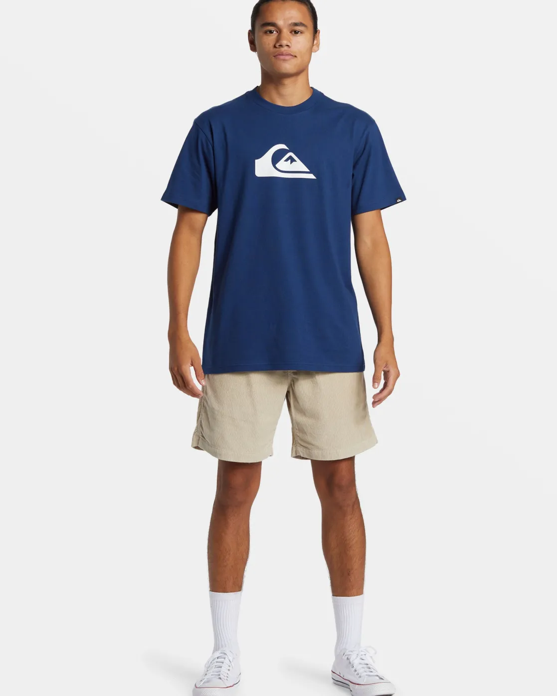 Quiksilver Tees>Comp Logo T-Shirt ESTATEBLUE