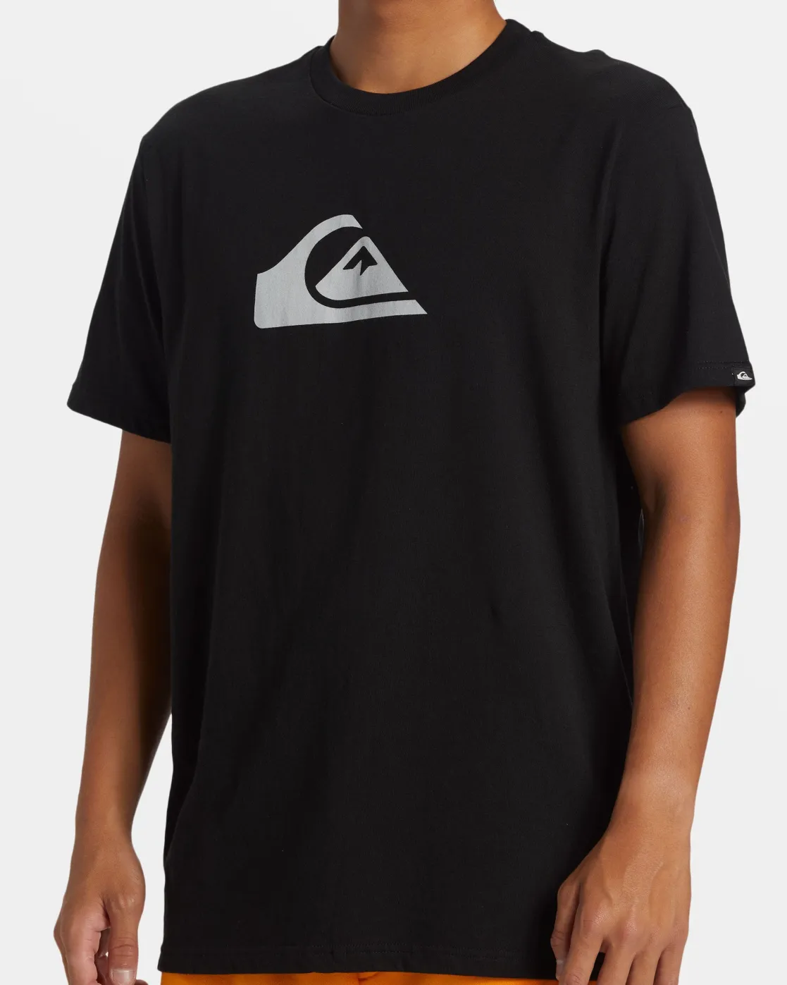 Quiksilver Tees>Comp Logo T-Shirt BLACK