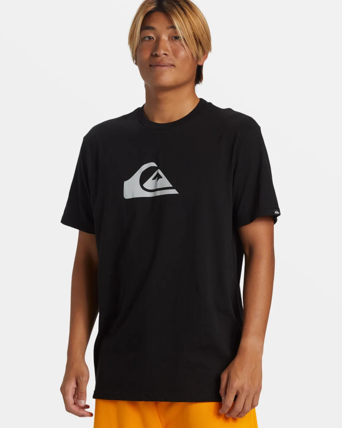 Quiksilver Tees>Comp Logo T-Shirt BLACK
