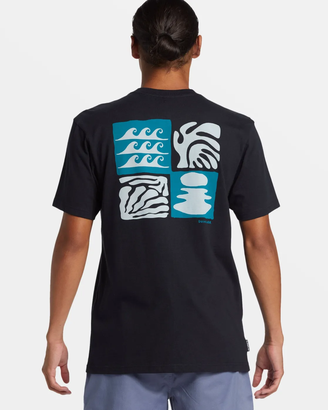 Quiksilver Tees>Creations T-Shirt BLACK