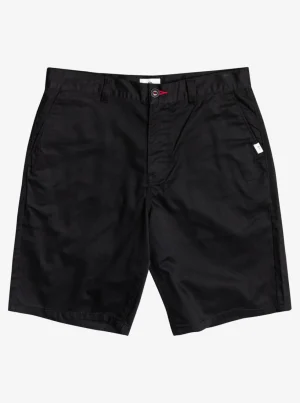 Quiksilver Shorts & Amphibians>Crest Chino 21" Shorts BLACK