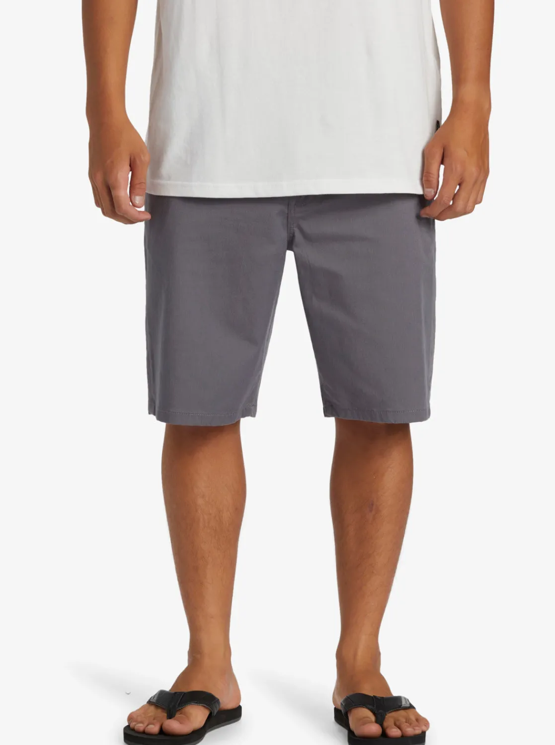 Quiksilver Shorts & Amphibians>Crest Chino 21" Shorts QUIETSHADE
