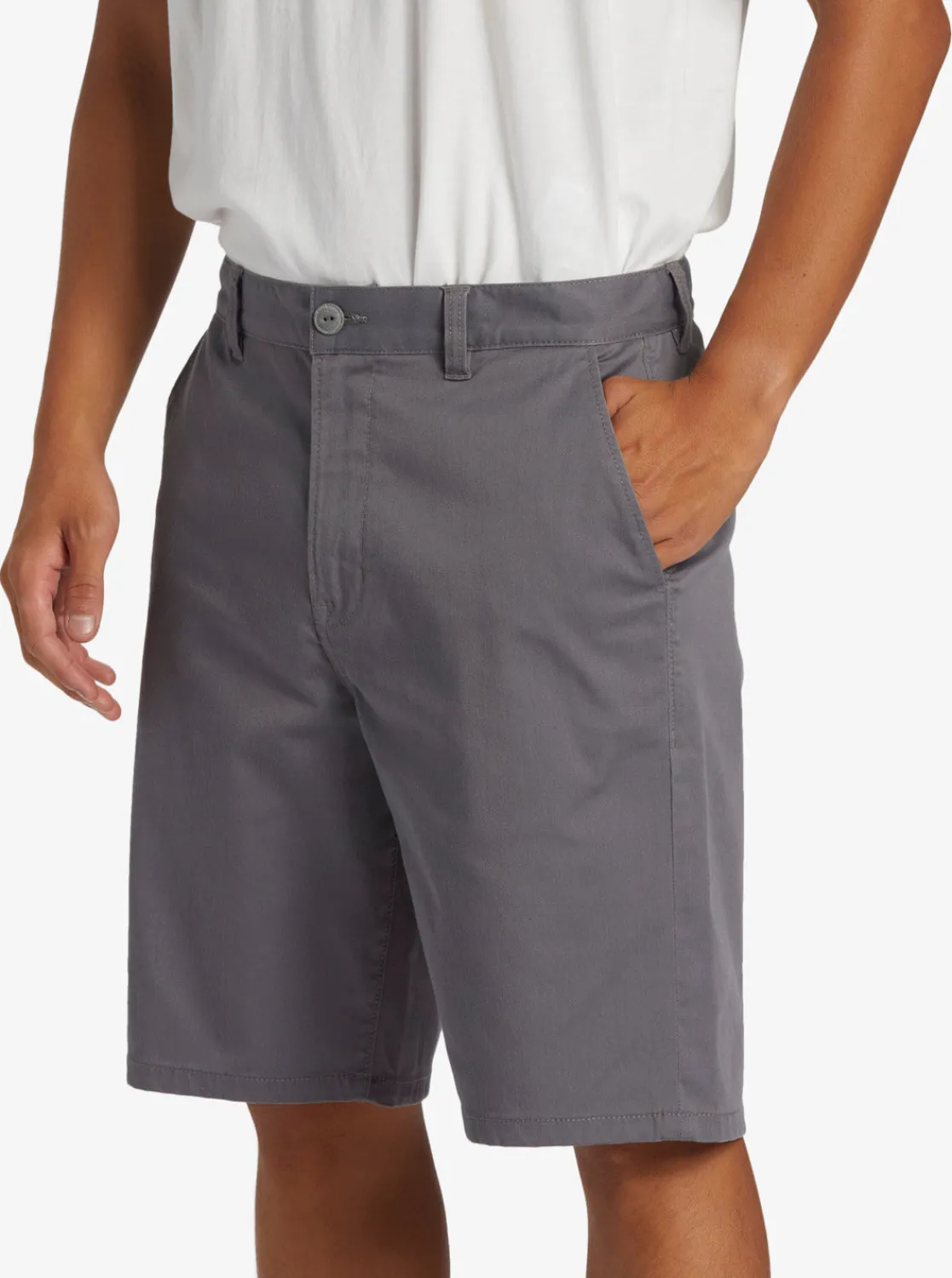 Quiksilver Shorts & Amphibians>Crest Chino 21" Shorts QUIETSHADE