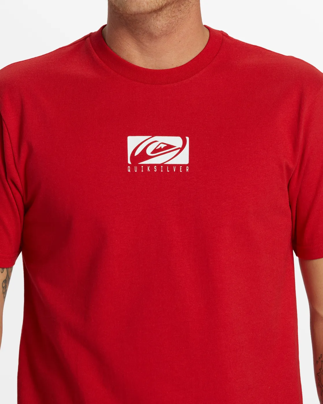 Quiksilver Tees>Cropped Oversized T-Shirt - SALSA