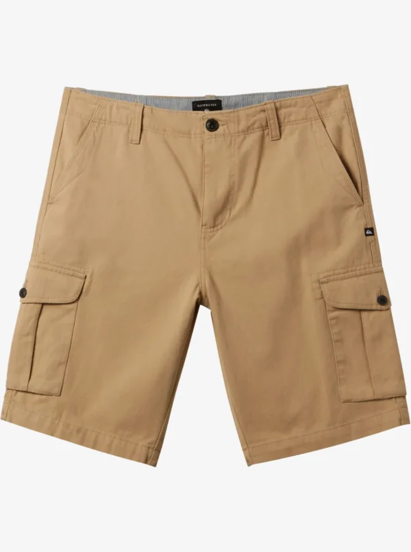Quiksilver Shorts & Amphibians>Crucial Battle Cargo Shorts KHAKI