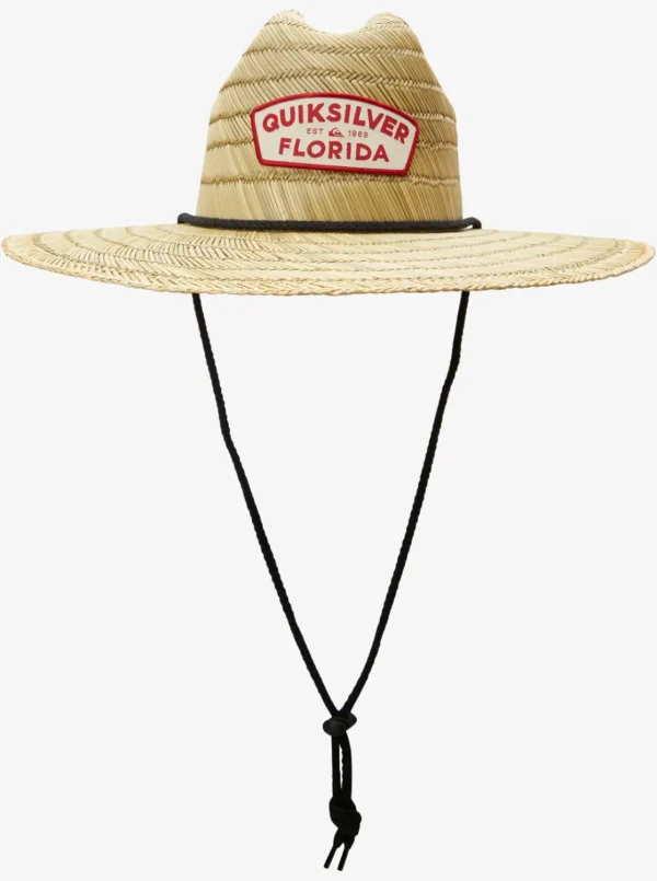 Quiksilver Hats>Destinado Pierside Hat Sun Protection BLACK/FLORIDA