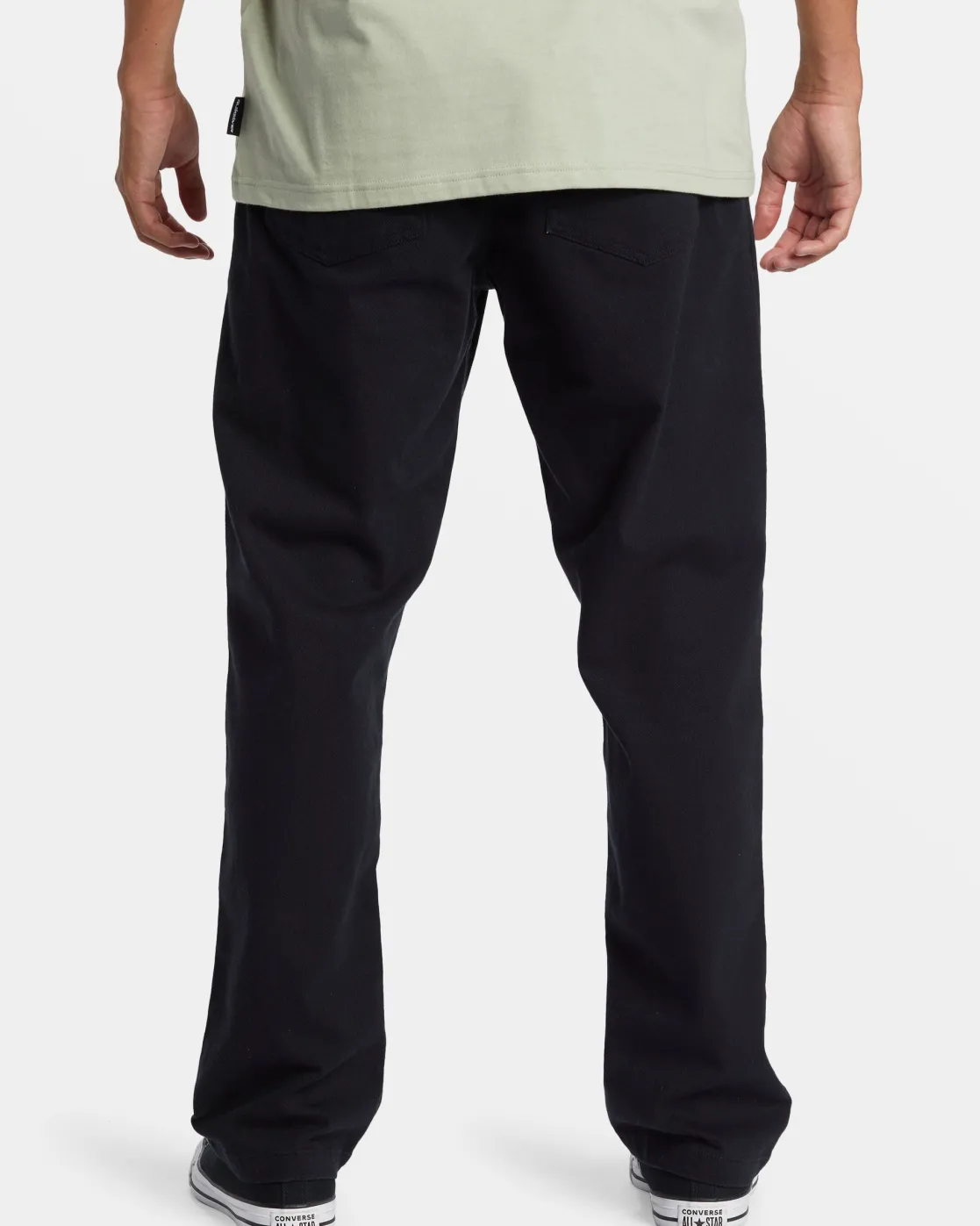 Quiksilver Pants | Under $100>DNA Beach Elastic Waist Pants BLACK