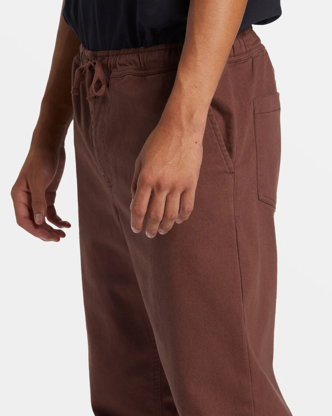 Quiksilver Pants | Under $100>DNA Beach Elastic Waist Pants BROWNSTONE
