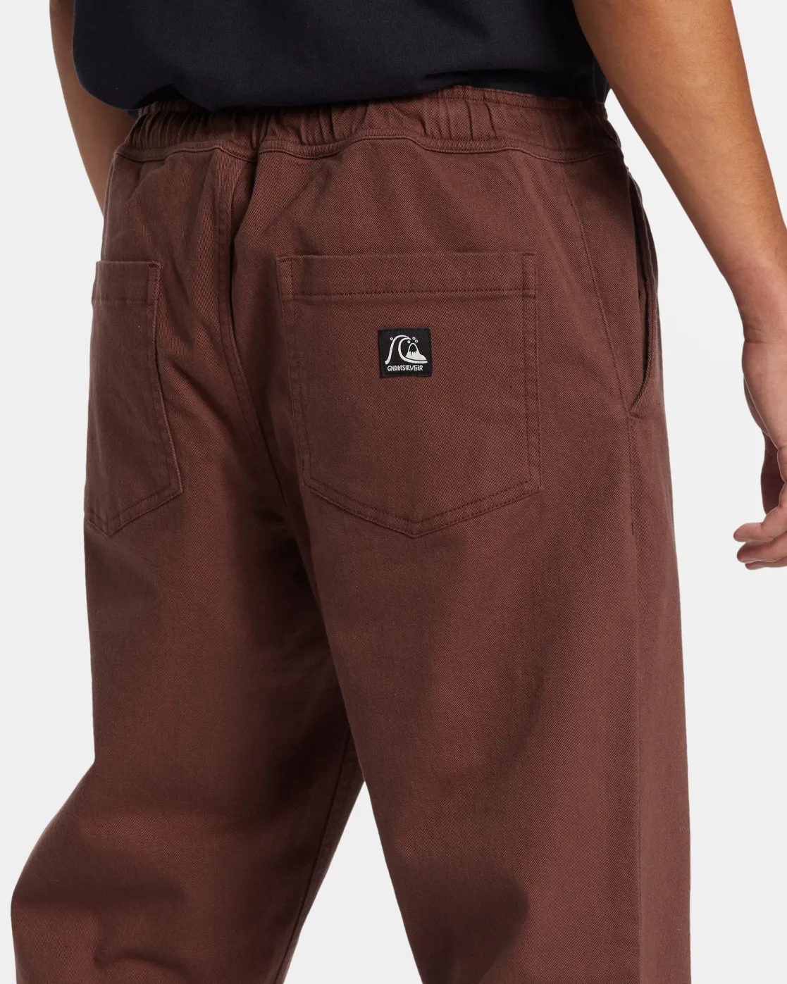 Quiksilver Pants | Under $100>DNA Beach Elastic Waist Pants BROWNSTONE
