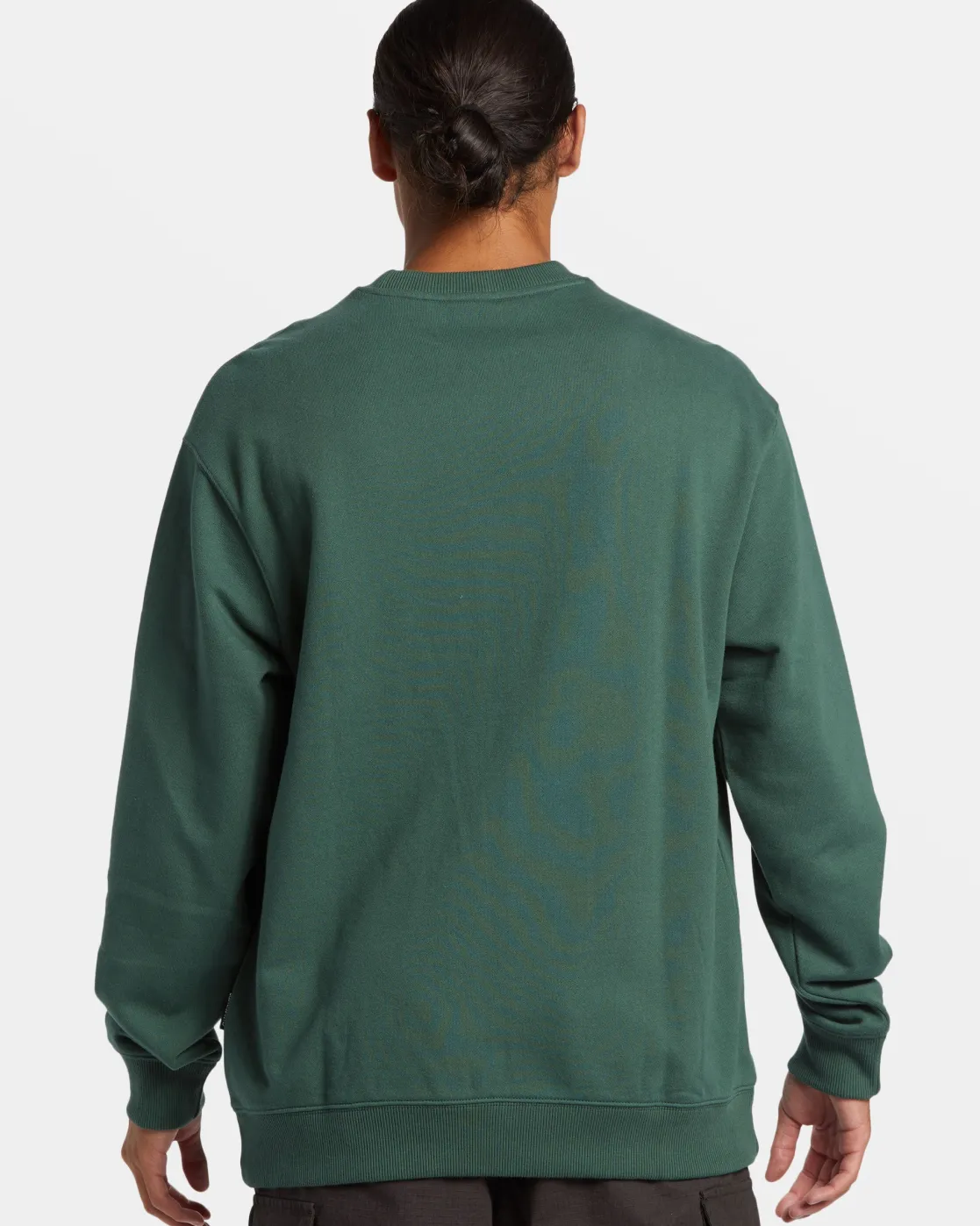 Quiksilver Sweatshirts & Hoodies | Under $100>DNA Bubble Logo Crew Neck Sweatshirt FOREST