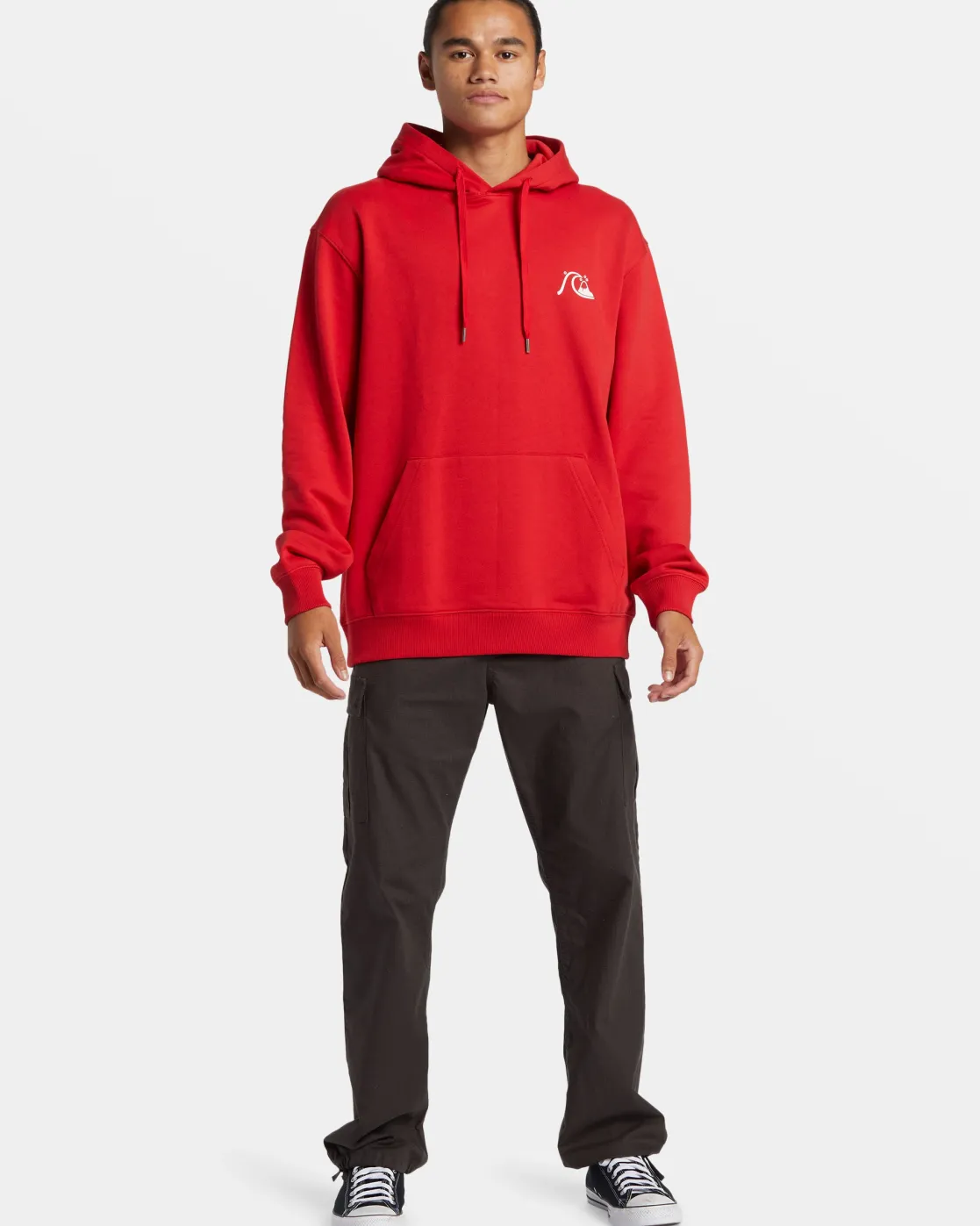 Quiksilver Sweatshirts & Hoodies | Under $100>DNA Bubble Logo Hoodie SALSA