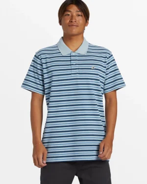 Quiksilver Tees>DNA Polo Crew Neck Top WINTERSKYDNAPOLO