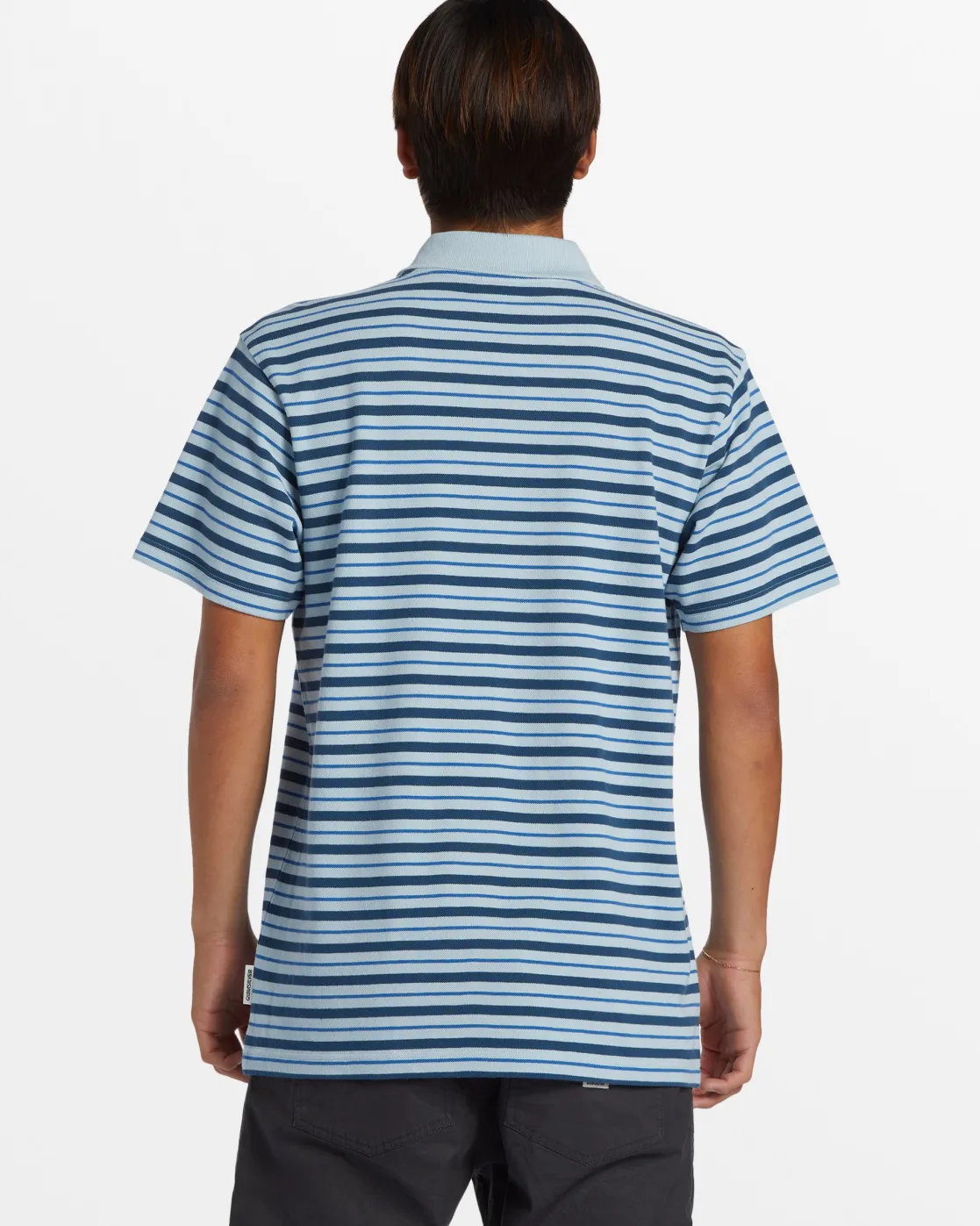 Quiksilver Tees>DNA Polo Crew Neck Top WINTERSKYDNAPOLO