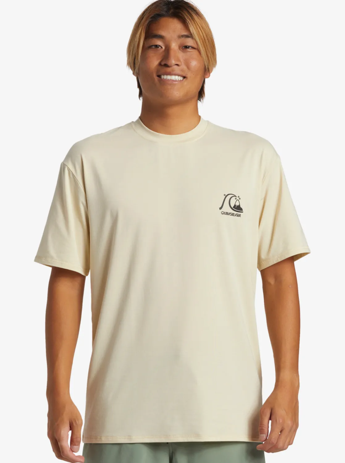 Quiksilver Rashguards>DNA Surf Tee OYSTERWHITE