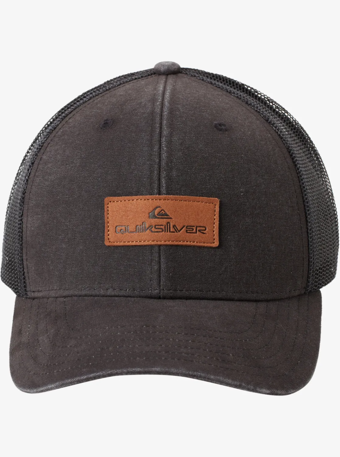 Quiksilver Hats>Down The Hatch Trucker Hat BLACK
