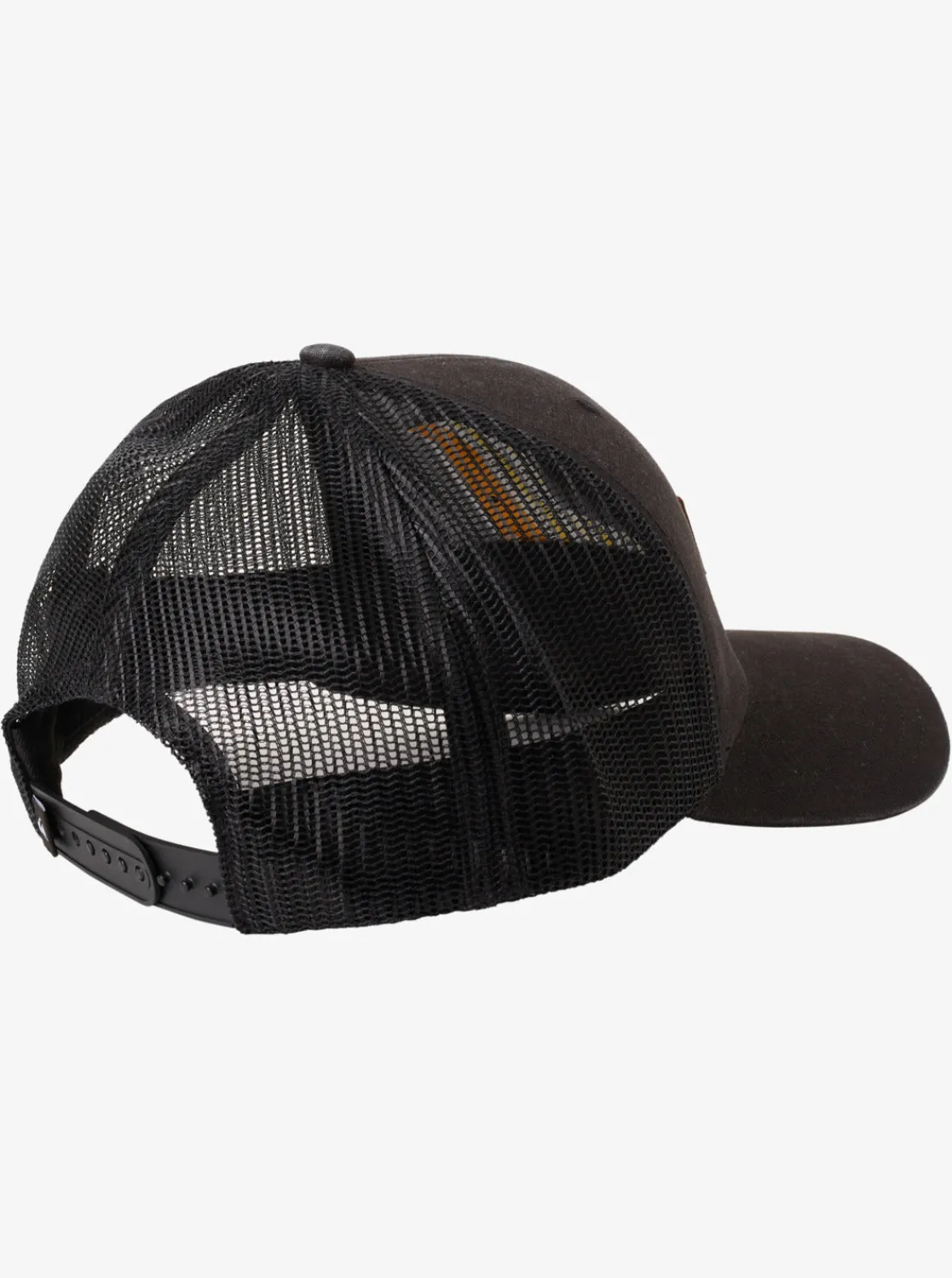 Quiksilver Hats>Down The Hatch Trucker Hat BLACK