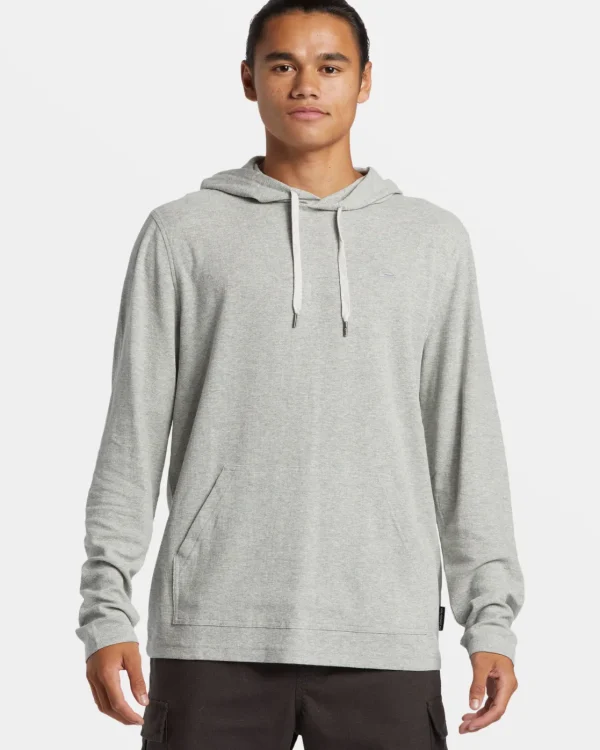 Quiksilver Sweatshirts & Hoodies | Under $100>Drills Long Sleeve Thermal Hoodie GREYHEATHER