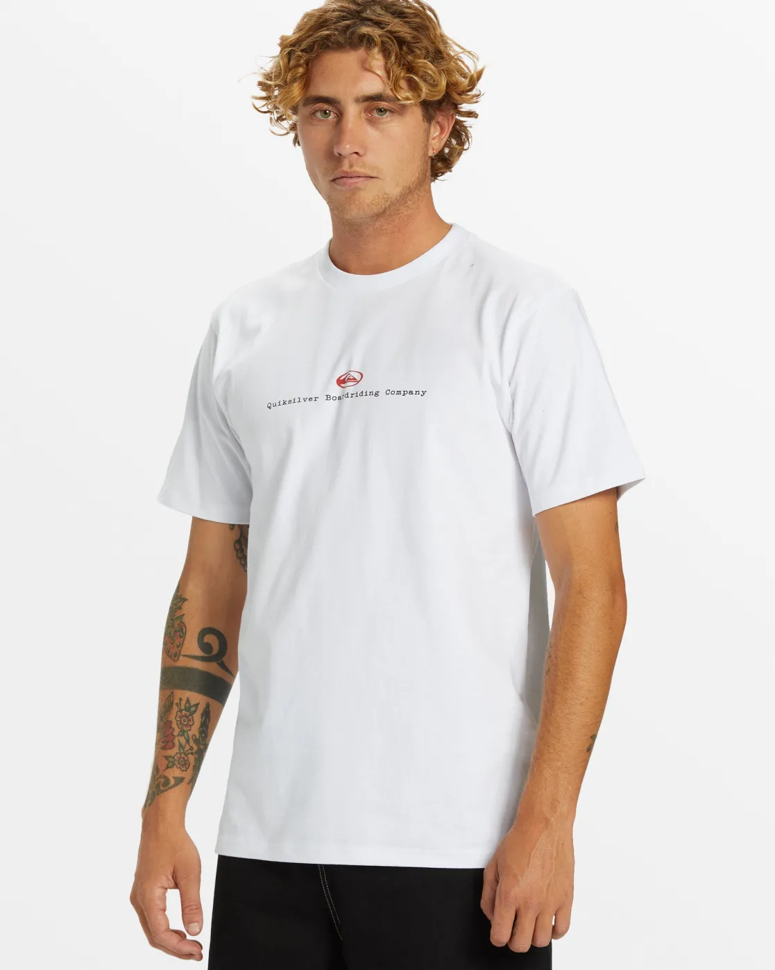 Quiksilver Tees>Early Days Oversized T-Shirt - WHITE