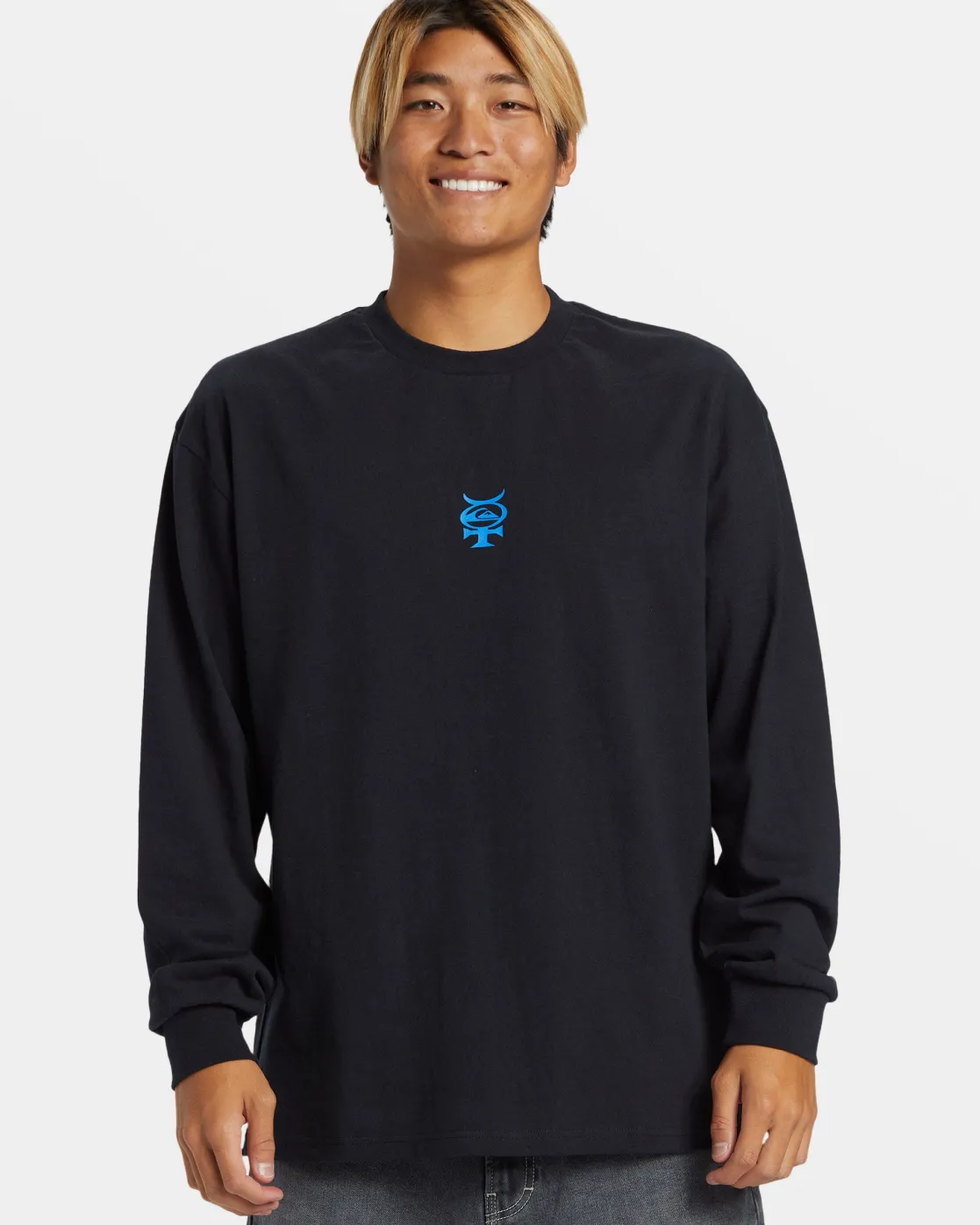 Quiksilver Tees>Eclipse Long Sleeve T-Shirt BLACK