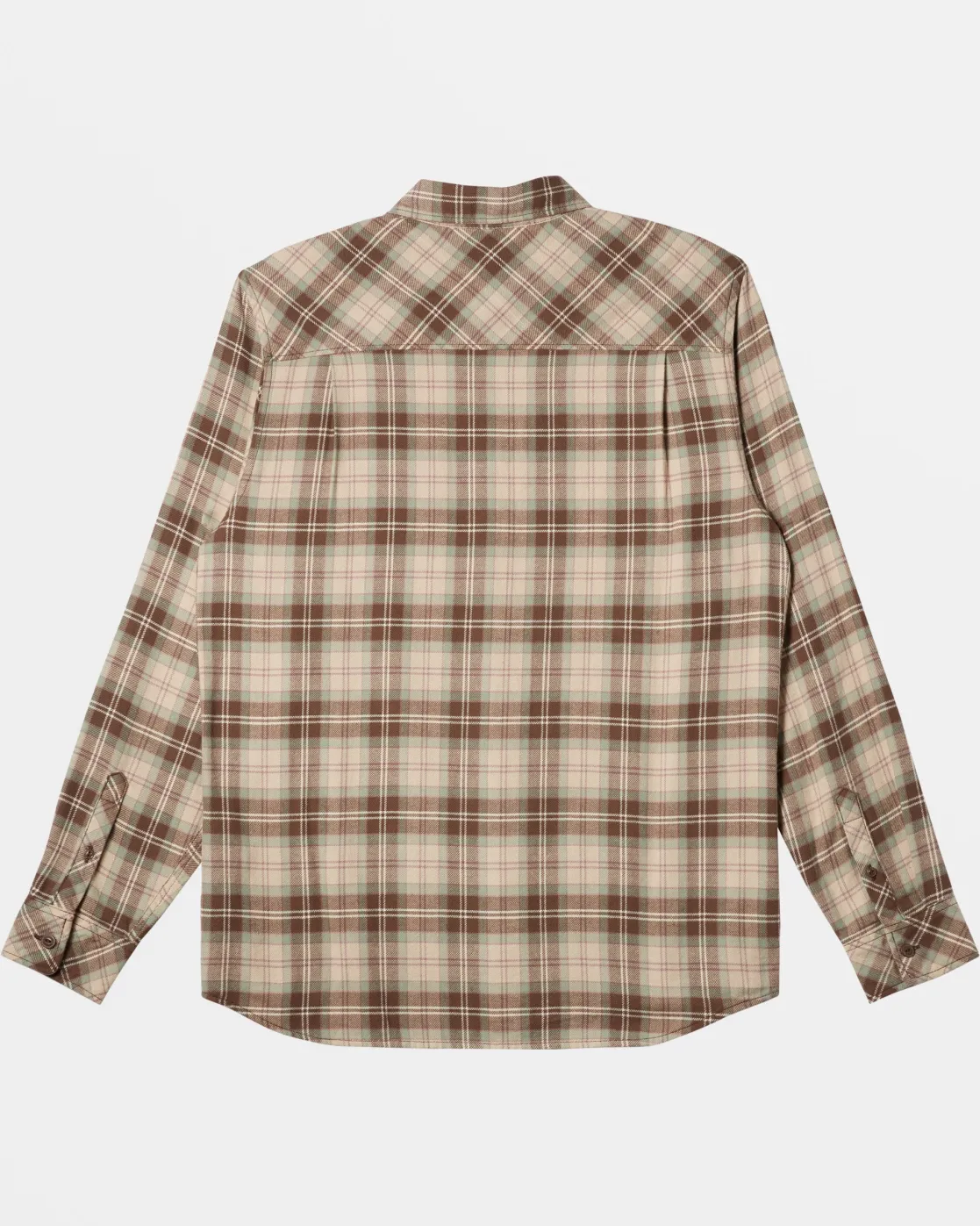 Quiksilver Shirts & Polos | Under $100>Ensign Classic Long Sleeve Flannel Shirt DARKBROWNENSIGNCLASSICFLAN