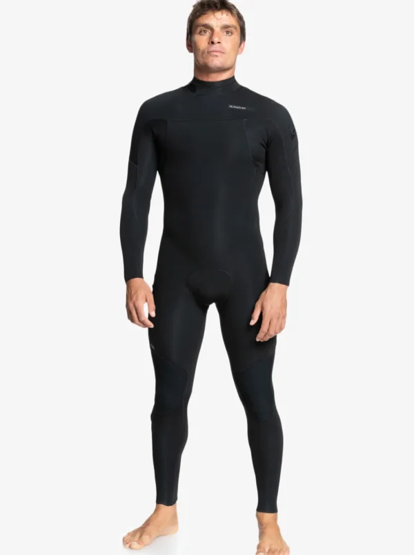 Quiksilver Wetsuits>4/3 Everyday Sessions Back Zip Wetsuit BLACK
