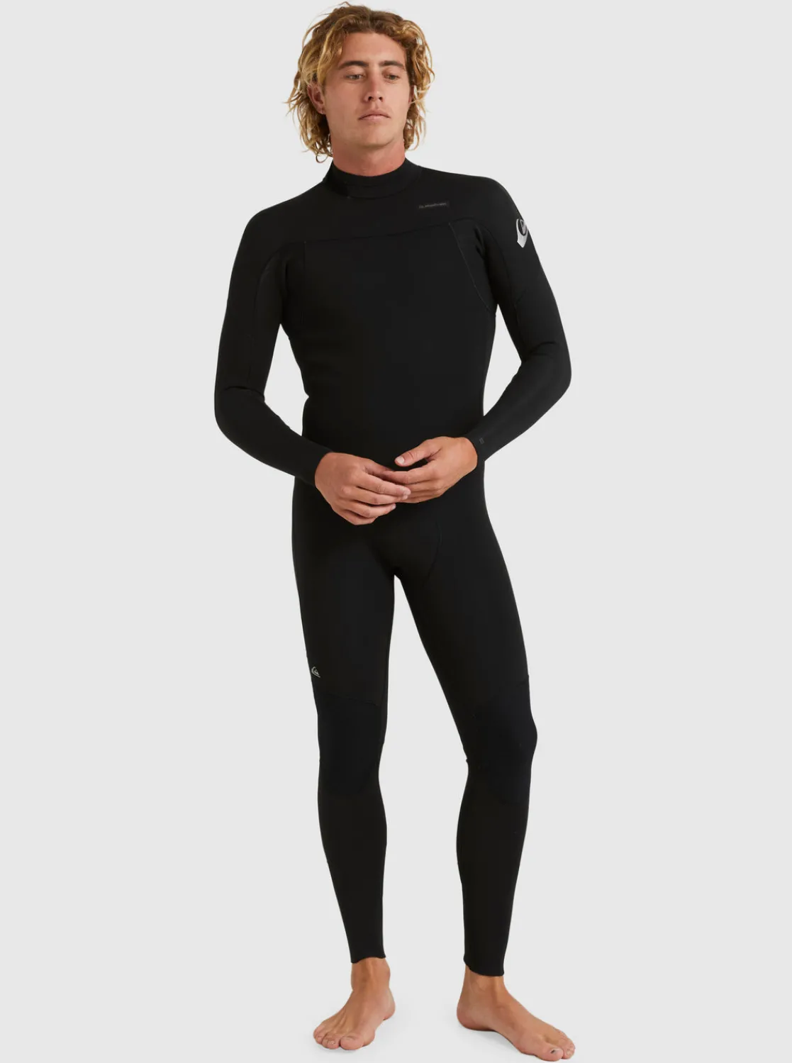 Quiksilver Wetsuits>3/2 Everyday Sessions Back-Zip Wetsuit BLACK