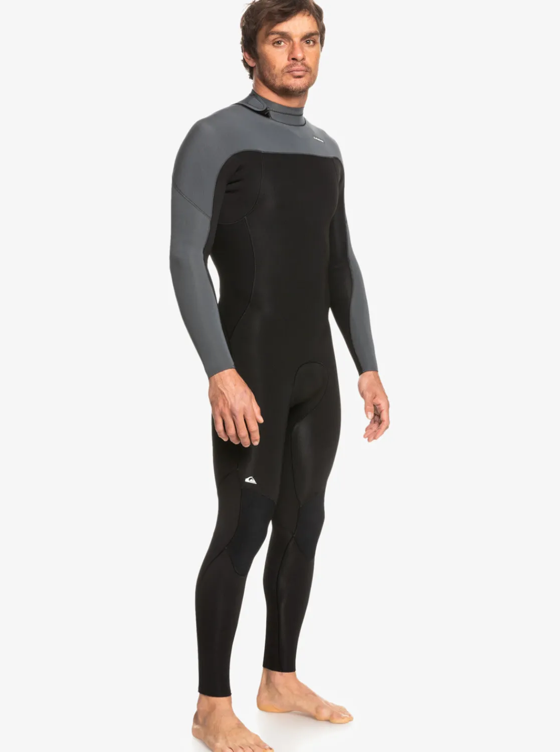 Quiksilver Wetsuits>3/2 Everyday Sessions Back-Zip Wetsuit BLACK/GUNMETAL
