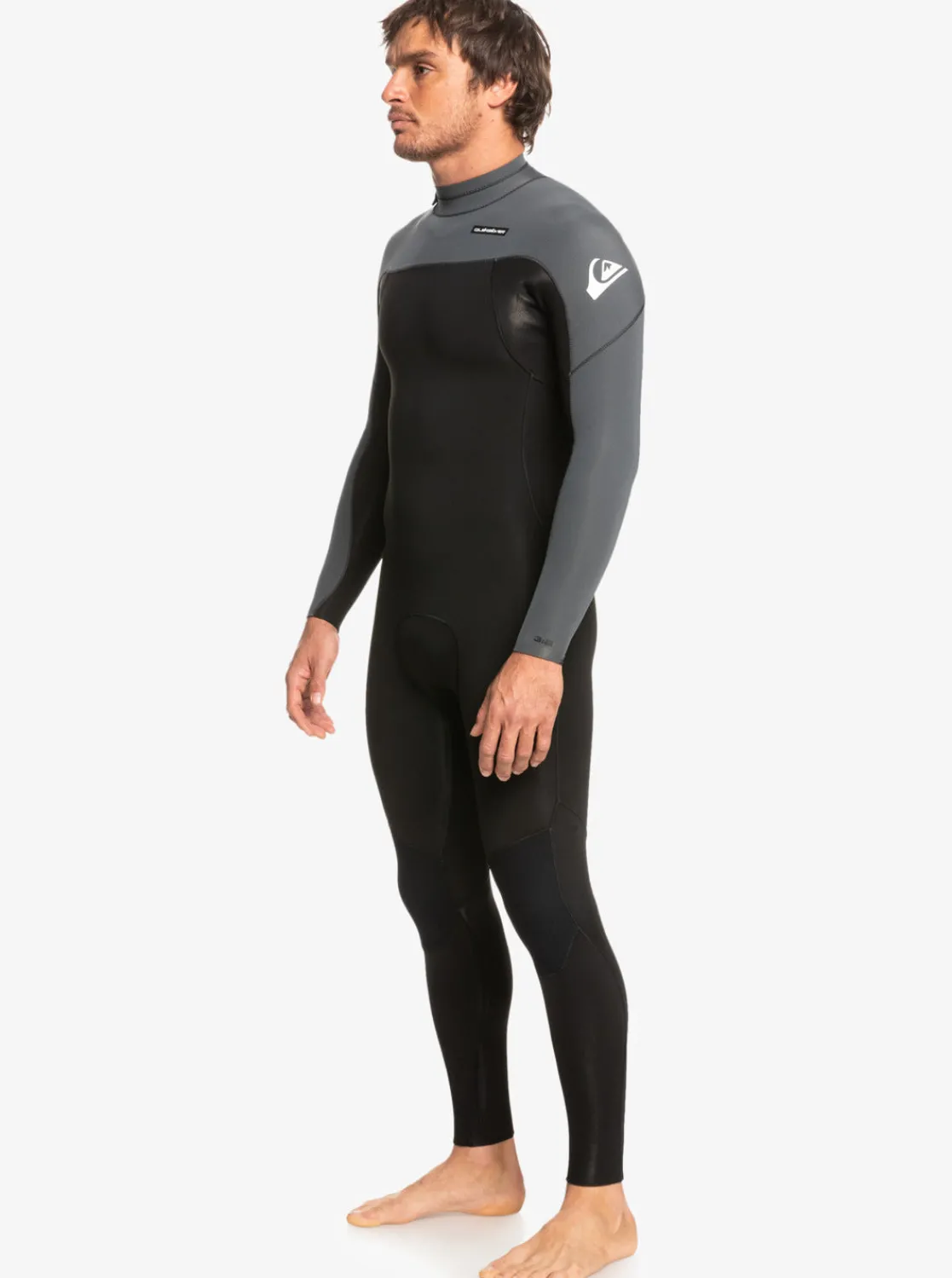 Quiksilver Wetsuits>3/2 Everyday Sessions Back-Zip Wetsuit BLACK/GUNMETAL