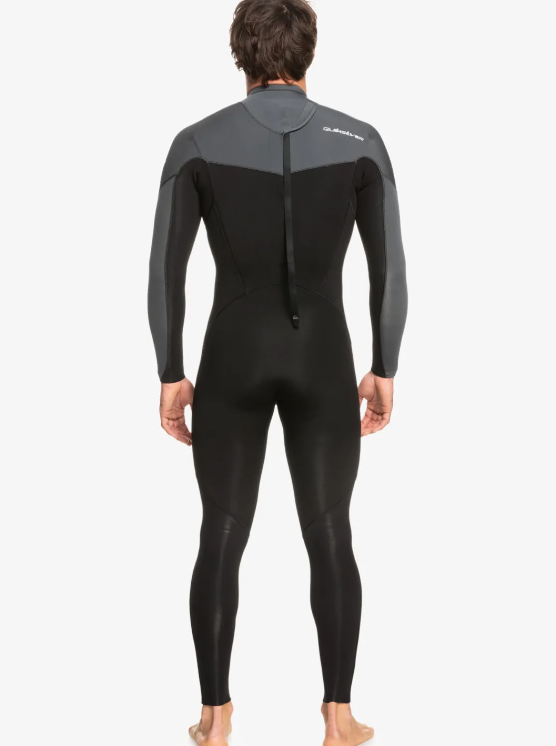 Quiksilver Wetsuits>3/2 Everyday Sessions Back-Zip Wetsuit BLACK/GUNMETAL