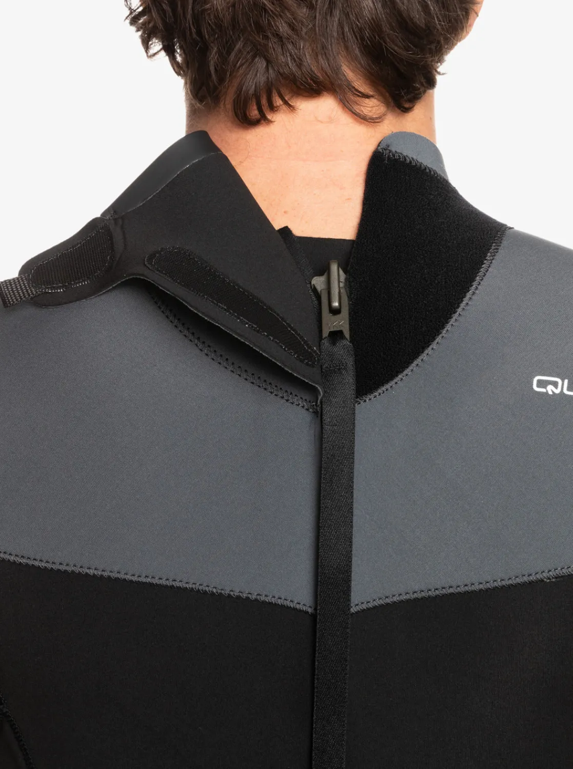 Quiksilver Wetsuits>3/2 Everyday Sessions Back-Zip Wetsuit BLACK/GUNMETAL