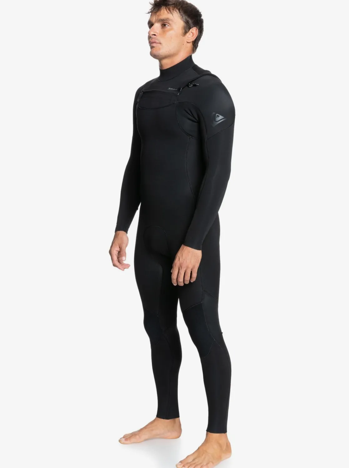 Quiksilver Wetsuits>4/3 Everyday Sessions Chest Zip Wetsuit BLACK