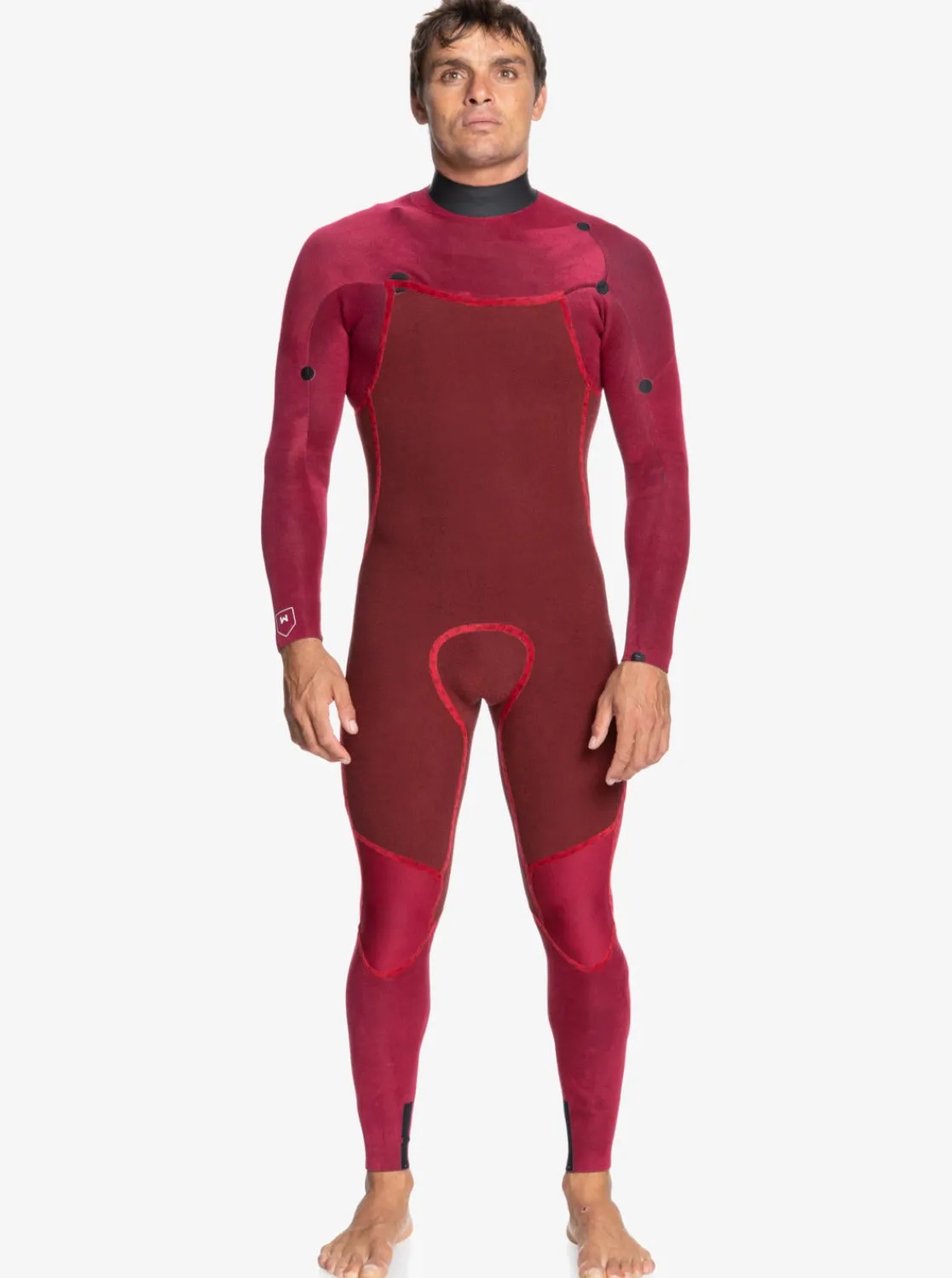 Quiksilver Wetsuits>4/3 Everyday Sessions Chest Zip Wetsuit BLACK