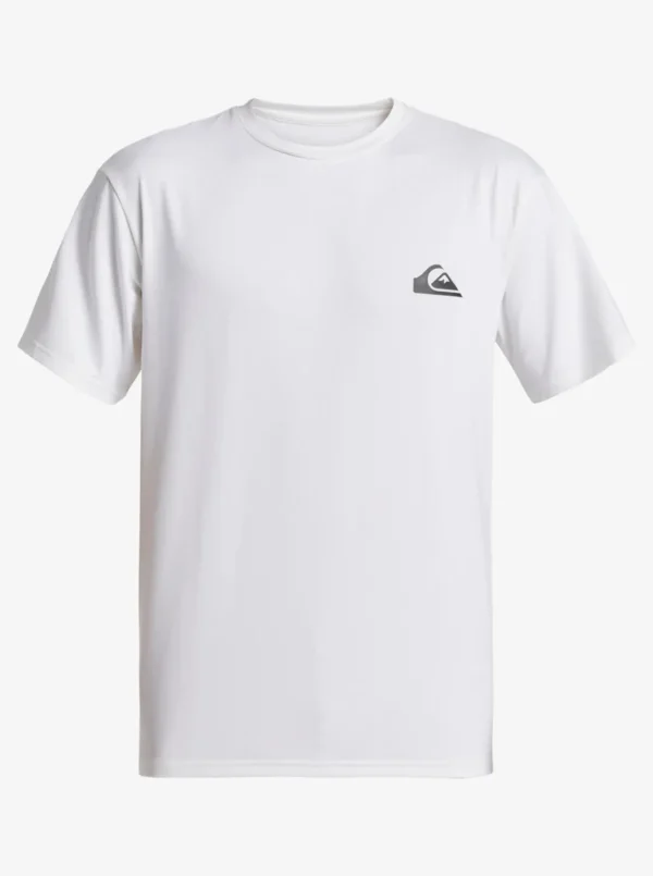 Quiksilver Rashguards>Everyday Short Sleeve Surf Tee WHITE