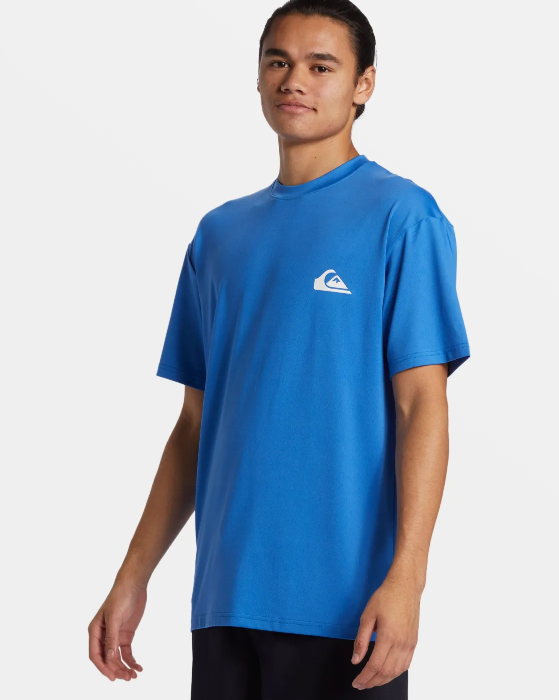 Quiksilver Rashguards>Everyday Short Sleeve Surf Tee NEBULASBLUE