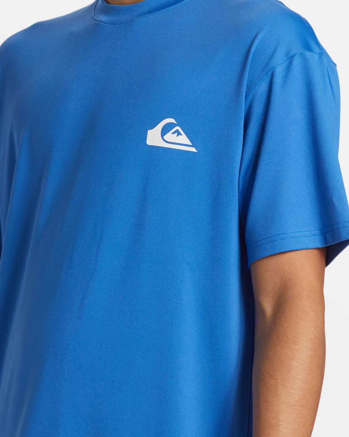 Quiksilver Rashguards>Everyday Short Sleeve Surf Tee NEBULASBLUE