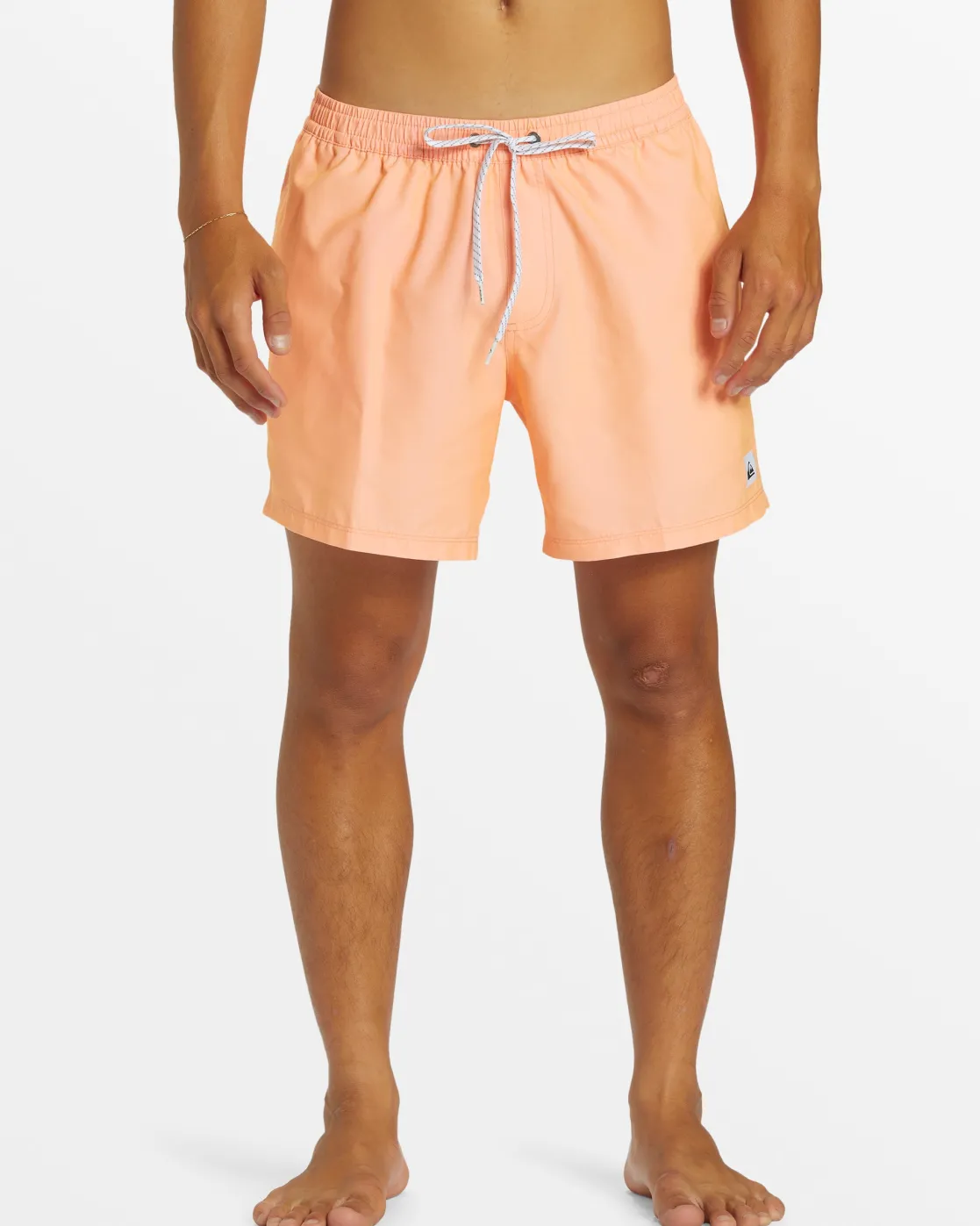 Quiksilver Boardshorts | Boardshorts>Everyday Solid 15" Swim Trunks PAPAYAPUNCH