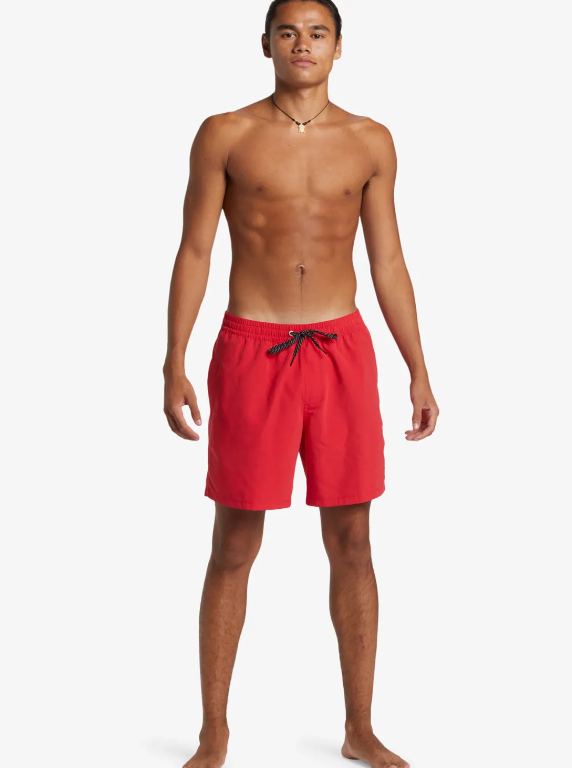 Quiksilver Boardshorts | Boardshorts>Everyday Solid 17" Swim Trunks HIGHRISKRED