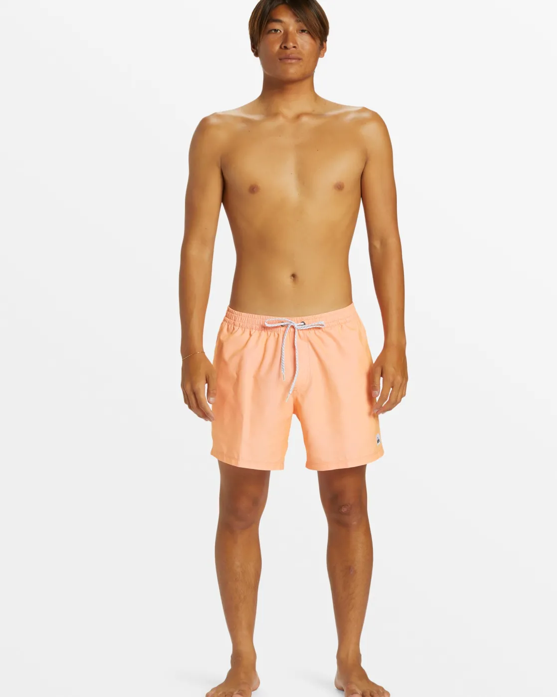 Quiksilver Boardshorts | Boardshorts>Everyday Solid 15" Swim Trunks PAPAYAPUNCH