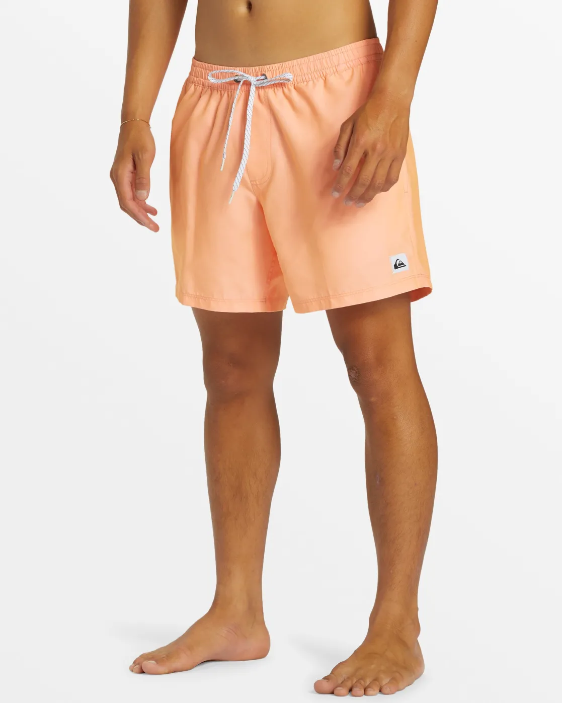Quiksilver Boardshorts | Boardshorts>Everyday Solid 15" Swim Trunks PAPAYAPUNCH