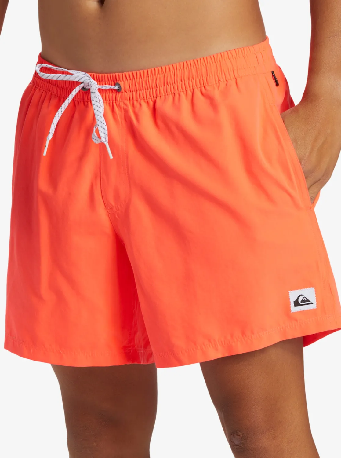 Quiksilver Boardshorts | Boardshorts>Everyday Solid 15" Swim Trunks FIERYCORAL