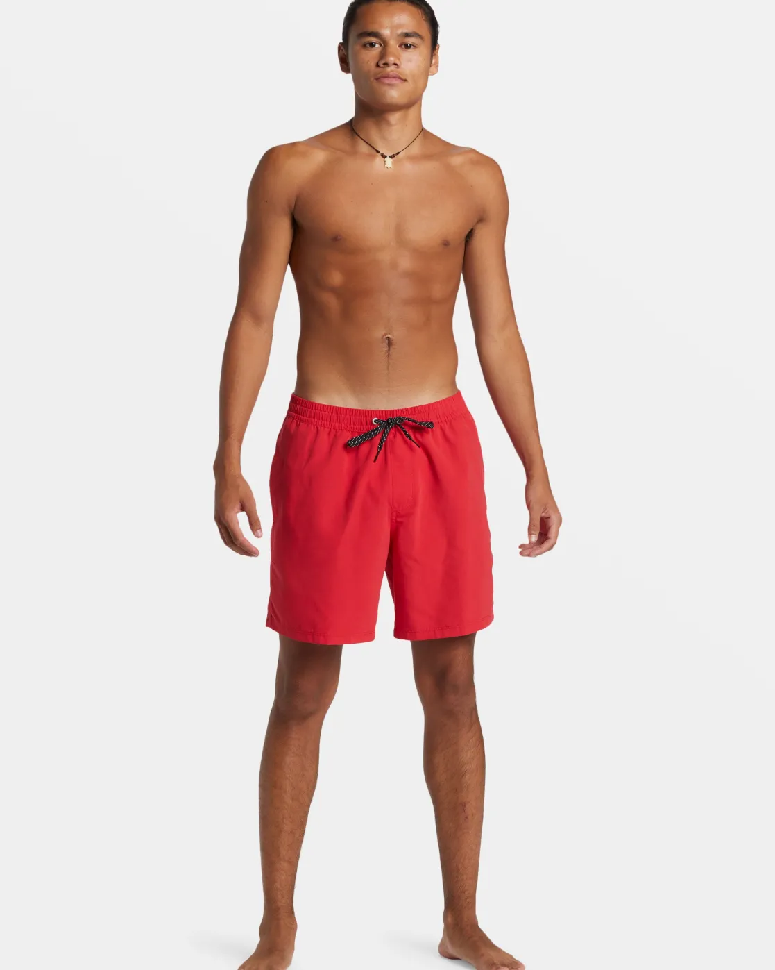 Quiksilver Boardshorts | Boardshorts>Everyday Solid 17" Swim Trunks HIGHRISKRED