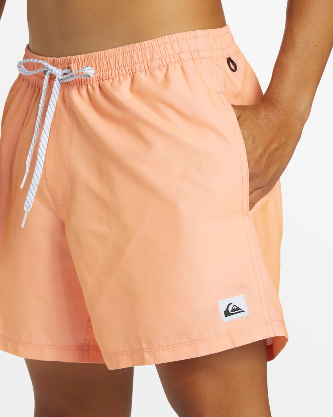Quiksilver Boardshorts | Boardshorts>Everyday Solid 15" Swim Trunks PAPAYAPUNCH