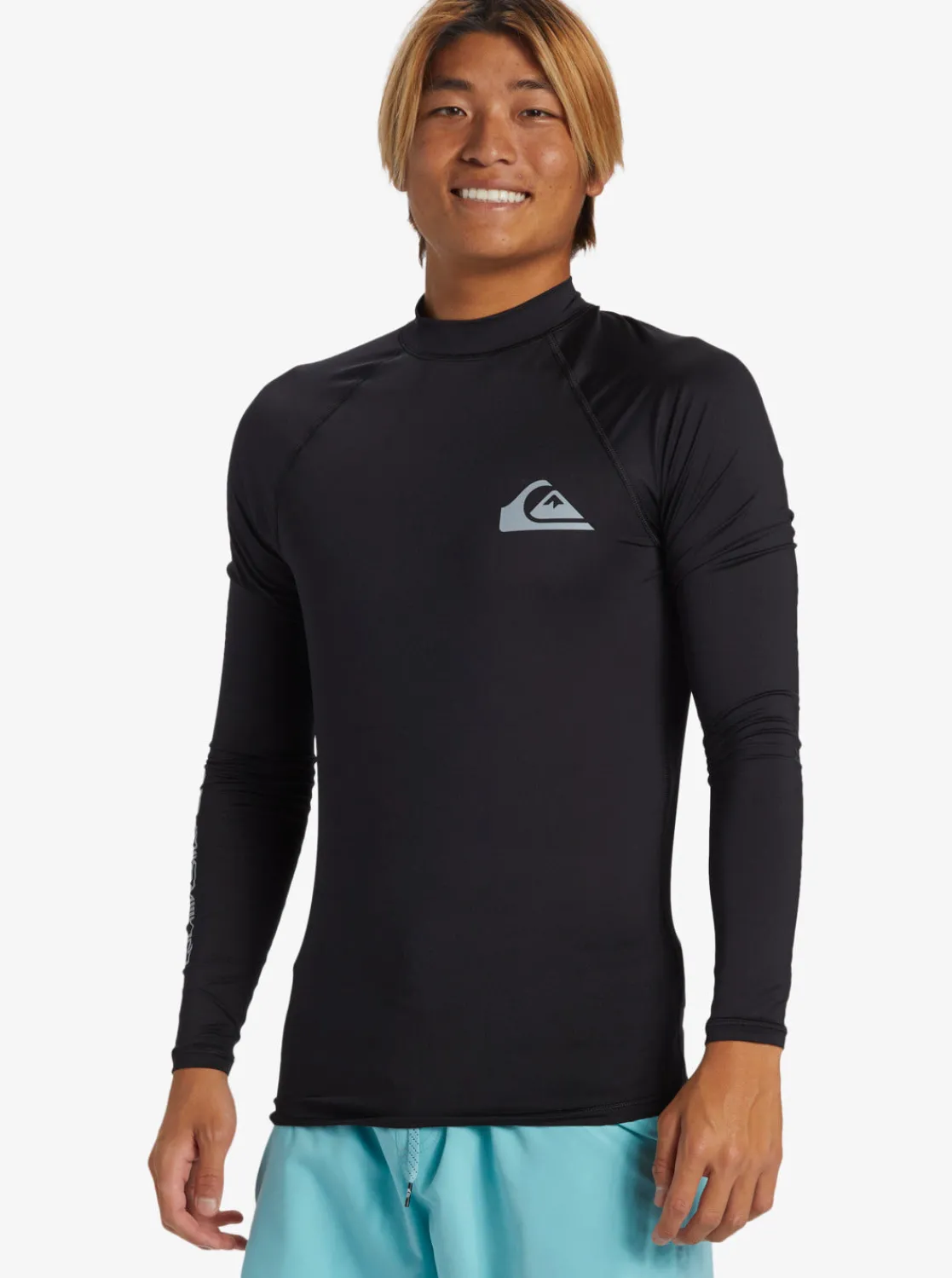Quiksilver Rashguards>Everyday UPF 50 Long Sleeve Rashguard BLACK