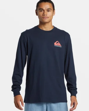 Quiksilver Tees>Eye On Horizon Long Sleeve T-Shirt DARKNAVY