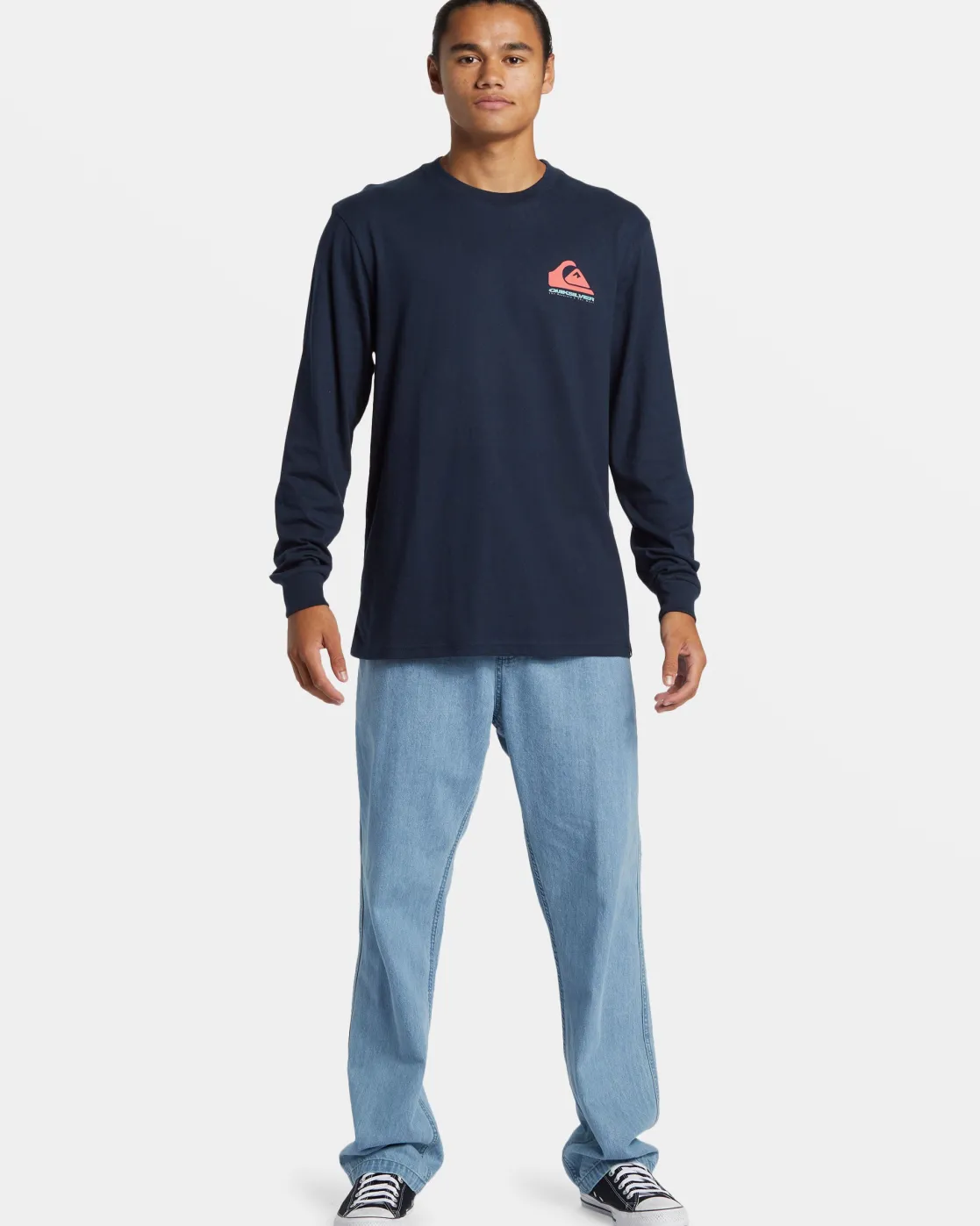 Quiksilver Tees>Eye On Horizon Long Sleeve T-Shirt DARKNAVY