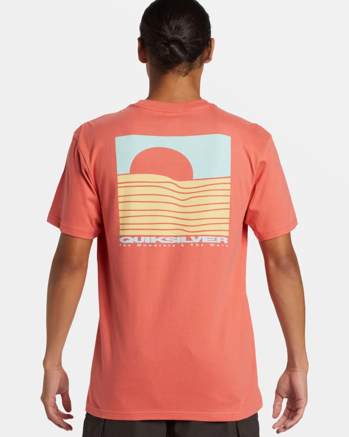 Quiksilver Tees>Eye On Horizon T-Shirt SPICEDCORAL