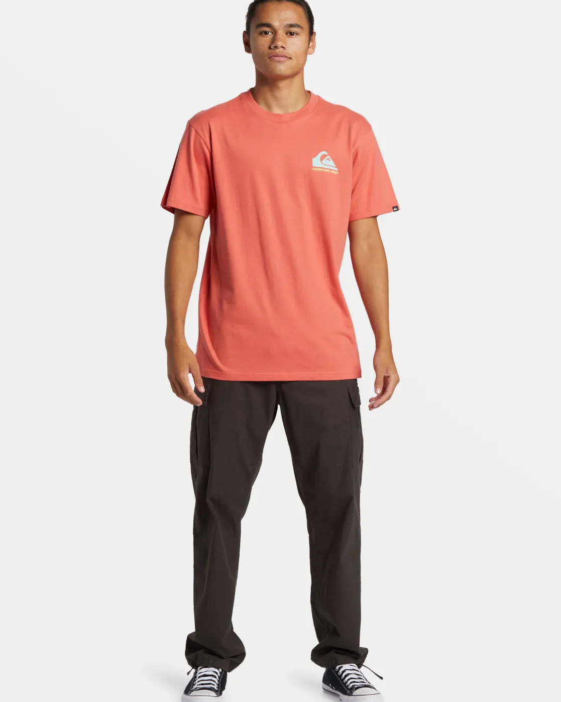 Quiksilver Tees>Eye On Horizon T-Shirt SPICEDCORAL