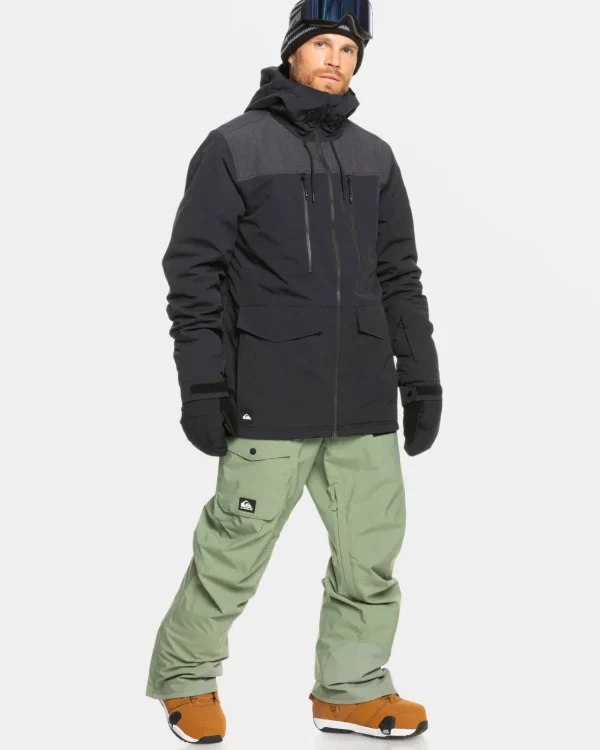 Quiksilver Snow Jackets>Fairbanks Snow Jacket TRUEBLACK