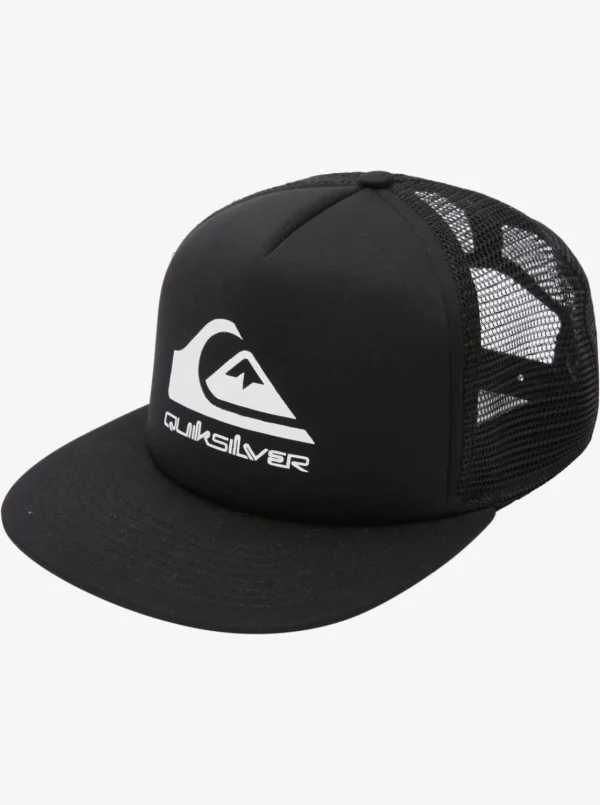 Quiksilver Hats>Foamslayer Trucker Hat BLACK